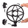 LYRCRO Microphone Shock Mount Holder Clip Mic Anti-Vibration for 22mm-26mm Diameter Dynamic Mic Like Shure SM58 58S SM57 PAG48 Sennheiser E835 E845 AKG D5S Samson Q7 Q8 Behringer Xm8500