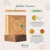Olively Golden Dreams 3 Pack - Soap bar with Turmeric, Honey, Goatmilk and Olive Oil - All Natural Soap Bar - Handmade Soap Bar - Soaps with 100% natural ingredients - Body Bath Soaps