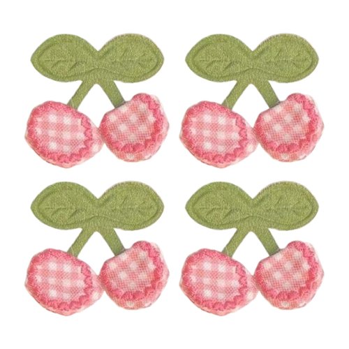 Fabric Y2K Cute Hair Barrettes - 4Pcs Pink Duck Bill Alligator Hairpins for Styling Bangs and Side Hair for Women Girls