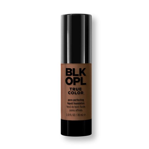 BLK/OPL TRUE COLOR Pore Perfecting Liquid Foundation, Au Chocolat — enriched with Vitamins C & E, paraben-free, fragrance-free, cruelty-free