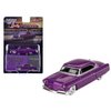 True Scale Miniatures Model Car Compatible with Lincoln Capri Hot Rod 1954 Purple Metallic 1/64 Diecast Model Car Mini GT MGT00757