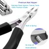 Pingispower Toenail Clippers Kit, 8PCS Professional Nail Clippers for Men & Women, Premium Stainless Steel Surgery Grade Ingrown Toenail Treatment Manicure Tools Set for Seniors & Thick Toenails
