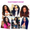 Aatifa Deep Wave Bundles with Closure 9A 100% Unprocessed Virgin Human Hair Deep Wave Bundles with Closure 4x4 Free Part Lace Closure and Bundles Human Hair Extensions (22/24/26+20 Inch)