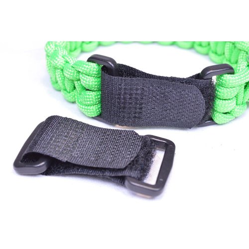Paracord Adjustable Buckle - Multiple Size Packs - Hook and Loop - Make Bracelets Adjustable - Dog Collars - 5 Pack