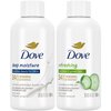 Dove Body Wash Travel Essentials Variety 2-Pack – Refreshing Cucumber & Green Tea + Deep Moisture Nourishing Body Washes, 3 Oz Ea