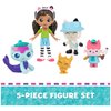 Gabby's Dollhouse, Campfire Gift Pack with Gabby Girl, Pandy Paws, Baby Box & Mercat Toy Figures, Collectible Kids Toys for Girls & Boys 3+