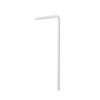 Crystalware Bulk Pack of 380 Flexible Plastic Drinking Straws - White, Individually Wrapped, Food-Safe BPA Free, 7.75 Inches Long (1 Box)