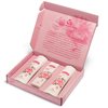 Rose Bulgarian Revitalizing Hair Care 3 Piece Gift Set - Natural Rose Shampoo, Hair Conditioner, Hand Cream