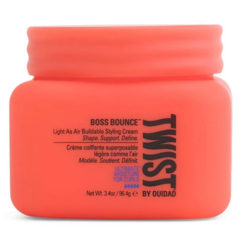 Boss Bounce TWIST Buildable Styling Cream NET WT 3.4 OZ (96.4 g) Light as air, Ultimate Moisture For Curls (Pack Of 2)