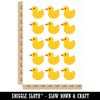 Rubber Ducky Temporary Tattoo Water Resistant Fake Body Art Set Collection - 15 2" Tattoos (1 Sheet)