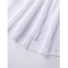 Daydance Long White Dance Skirts for Women, Lyrical Wrap Ballet Skirts for Leotards