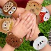 12 PCS Stuffed Animal Slap Bracelets Plush Animal Snap Bracelets Cute Wrist Slap Band Toy Wrist Animals Wrist Pets Slap Bracelet Wrist Toy for Boys Girls Easter Birthday Gifts Party Favors 6 Styles