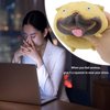 Novelty Cute Squeeze Pug Dog Toy, Decompress, Super Soft, Pull, Stretch and Squeeze Pug Dog Toy, Animal Party Favors Toy