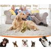 JKW Pet Dog Toys, Plush & Stuffed Rabbit Toys, Squeaky Puppy Cute Toys, Small & Medium Dog Chew Toy, 8.5 Inch