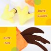 Easfan Chicken Hand Puppet Plush Animal Toy with Movable Mouth for Role Play Storytelling Preschool Teaching Birthday Gifts for Kids Boys Girls, 11''