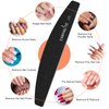 Canvalite 40 PCS Nail File 100/180 Grit Peel and Stick Nail Files Replaceable Emery Boards Reusable Nail File for Acrylic Nails Professional for DIY Salon Use