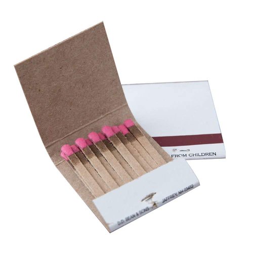 Party Favors Plus 2 Boxes of 50 Plain White Matches 20 Strike Matchbooks Wedding, Birthday Etc