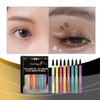 Saimtiur 8 Colors UV Neon Liquid Eyeliner Pencil Colored Liners Set Kit Body Face Eyes Makeup Colorful Painting Long Lasting Waterproof Smudge-proof Christmas Xmas Halloween Festival Party Gift