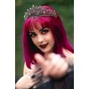 SWEETV Black Tiara Crown, Gothic Wedding Tiara for Women, Goth Birthday Crown, Costume Party Accessories for Prom Halloween Pageant