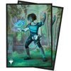 Ultra PRO - MTG Duskmourn 100ct Deck Protector Sleeves Commander Zimone, Mystery Unraveler, Standard Size Card Sleeves with Durable ChromaFushion Tech, Matte Finish Card Sleeves, MTG Card Sleeves