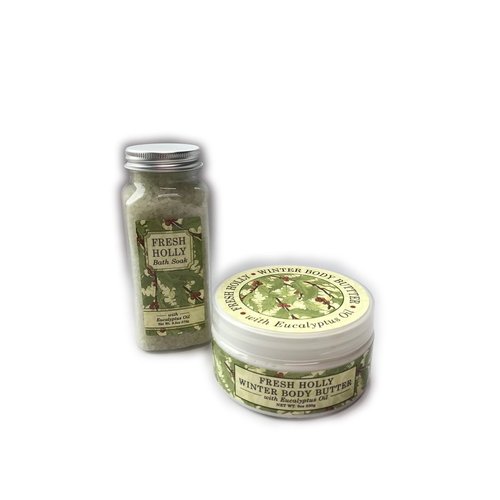 Greenwich Bay - Holiday Spa Bath Gift Set - Fresh Holly