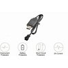 Aliwisdom Smart Universal RC Charger Cable with SM-3P Connector Plug for 7.4V 2S Lipo Battery, Compatible RC Car/RC Boat/RC Plane/RC Drone/RC Tank/RC Helicopters and Other Remote Control Toys