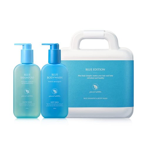 TS Blue Edition | Shampoo 200ml & body wash 200ml