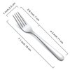 24-Piece Dinner Forks Set, Funnydin 7.1 Inches Stainless Steel Forks Silverware, Durable Table Forks Set, Use for Home, Kitchen and Restaurant - Mirror Polished, Dishwasher Safe