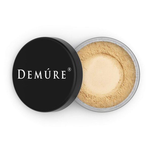 Demure Mineral Make Up, Medium Warm Mineral Foundation Makeup, Concealer Makeup, Natural Makeup Made with Pure Crushed Minerals, Loose Face Powder.