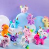 24 Pcs Mini Plush Unicorn Operation Christmas Stuffed Animals Unicorn Party Favors Bulk Toys DIY Unicorn Plush Keychain Small Stuffed Animal for Birthday Wedding Party Gift Classroom