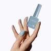 CANNI Light Blue Gel Nail Polish, 1Pcs Pastel Blue Gel Polish Baby Blue Color Nail Polish Gel High Gloss Soak Off U V Gel Nail French Nail Manicure Salon DIY