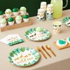 144 Piece Wild One Party Supplies for First Birthday Decorations with Safari Plates, Napkins, Cups, and Cutlery (Serves 24)