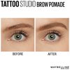 Maybelline New York Tattoostudio Brow Pomade Long Lasting, Buildable, Eyebrow Makeup, Light Blonde, 0.106 Ounce