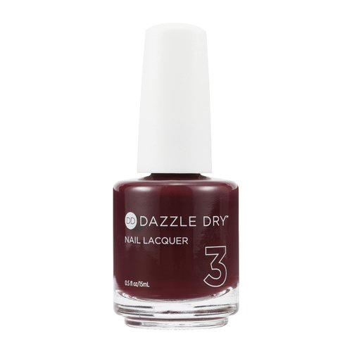 Dazzle Dry Nail Lacquer (Step 3) - Passionate Red - A deep red wine with a dark twist. (0.5 fl oz)
