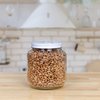 Cornucopia Brands 64oz Clear Wide-mouth Glass Jar, BPA free Food Grade w/Metal Lid (Half Gallon); 2 Quart Jar to Make Greek Yogurt/Kefir or Pickles