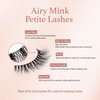 VLuxe Airy Mink False Eyelashes, 100% Real Mink Fake Eye Lash, Lightweight Superfine Clear Band for Natural Look, Classic Styles, Easy Apply & Comfort (Morning Light)