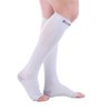 Doc Miller Open Toe Compression Socks Women and Men, Toeless Compression Socks Women, Support Circulation Shin Splints and Calf Recovery, Varicose Veins, 1 Pair (Gray, Medium)