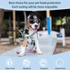 Small Dog Helmet Goggles Motorcycle Helmet UV Protection Doggy Sunglasses Pet Dog Glasses Safety Hat with Adjustable Belt Windproof Snowproof Eye Head Protection for Puppy Riding, S Size