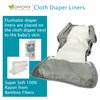 OsoCozy Flushable Diaper Liners - Make Cloth Diapering Convenient with Easy, Quick, Cloth Diaper Liners - Super Soft and Gentle on Baby’s Skin