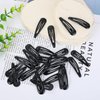 40 Pcs Hair Clips Hair Barrettes Metal Hair Clips Snap Hair Clips for Styling 2 Inch Small Flat Hair Clips Black Hair Clips for Women Girls Kids