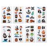 24 Sheets Pirate Temporary Tattoos, Birthday Decorations Pirate Party Favors