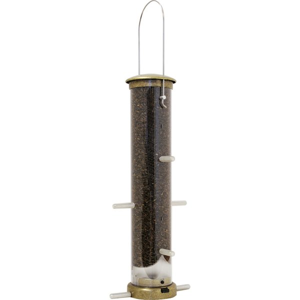 Aspects 402 Quick-Clean Thistle Tube Feeder, Medium - Antique Brass