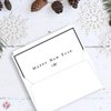 Happy New Year" Greeting Cards & Envelopes - 25 Per Pack (A2-4 1/4 x 5 1/2)