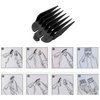 Duehut 8 PCS Professional Hair Clipper Combs Guides Professional Hair Cut Clippers Tool Hair clipper guide combs hair cutting guides for Precise Hair Cutting and Trim Length