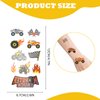 10 Sheets of Tattoo Stickers, Disposable Children'S Tattoos, Racing Monster Truck Stickers, Party Supplies, Temporary Tattoos, Birthday Decorations for Children, Boys, Kids