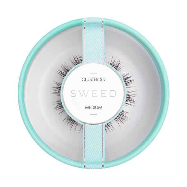 SWEED - 3D Cluster Duo False Eyelashes | Vegan, Cruelty-Free, Clean Beauty (Medium)