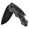 Kershaw Shuffle 2.4-Inch 8Cr13MoV Steel Pocket Knife with Black Oxide Coating and High Tech Function, 3.5 oz., Gray