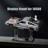TopBrixx Display Stand for Lego Back to The Future Time Machine 10300, 5MM Acrylic Stand for Lego 10300 (No Model Set Included)