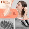 BEAUTLOHAS. One-Piece Silicone Scalp Massage Brush, Scalp Scrubber with Soft Silicone Scalp Massage Deep Cleansing, Relaxation & Hair Growth Soft, Durable, Gentle on Scalp,Wet Dry Hair Massager Brush