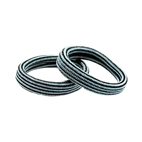Generic Elastic Hair Band Made of Quality Cotton and No Crease Hair Tie. Perfect Suitable for Ponytail Holder for Women and girls (Black), Small